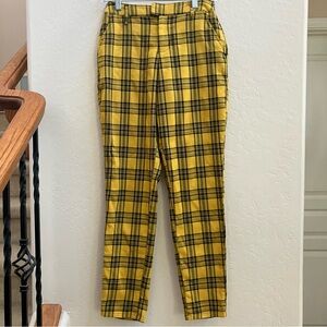 Hot Topic Women’s Yellow and Black Pants S